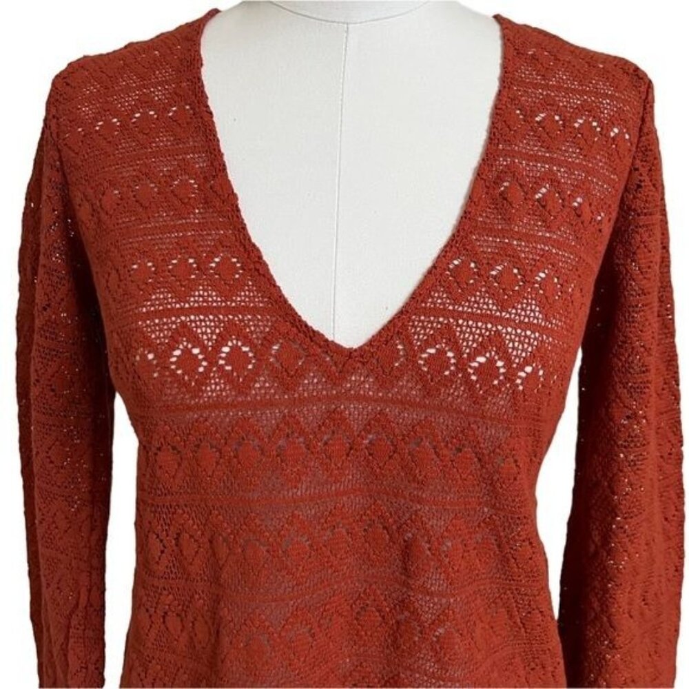 Free People Sea Through Mini by Endless Summer in Rooibos Tea, Size Small NWT - Picture 4 of 13